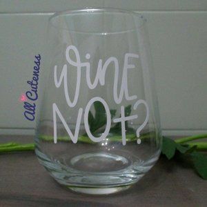 Stemless Wine Glass